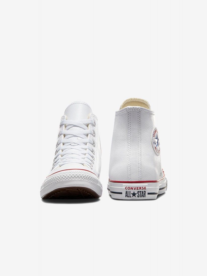Sapatilhas Converse Chuck Taylor All Star High Leather Brancas