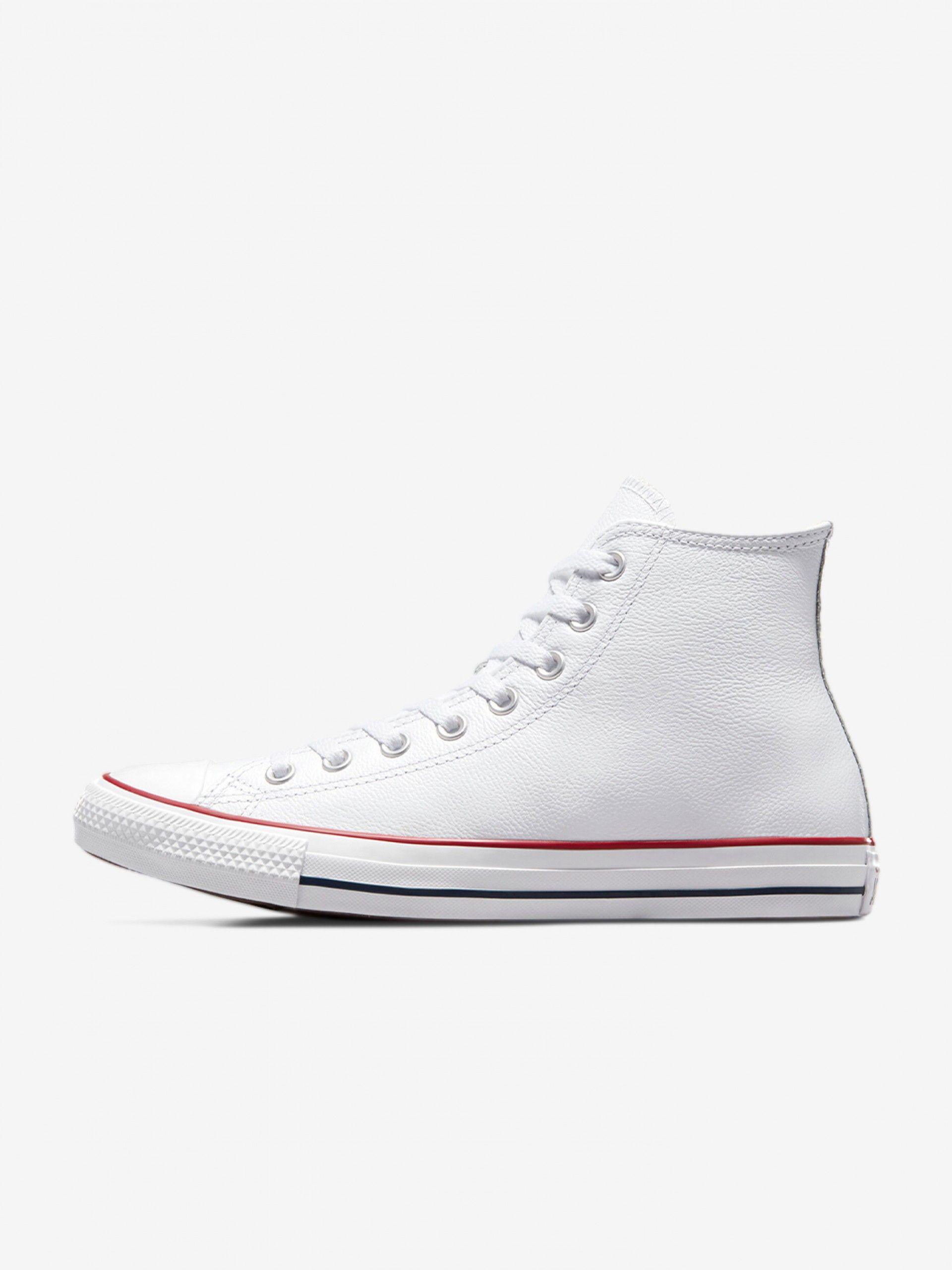 Sapatilhas Converse Chuck Taylor All Star High Leather Brancas