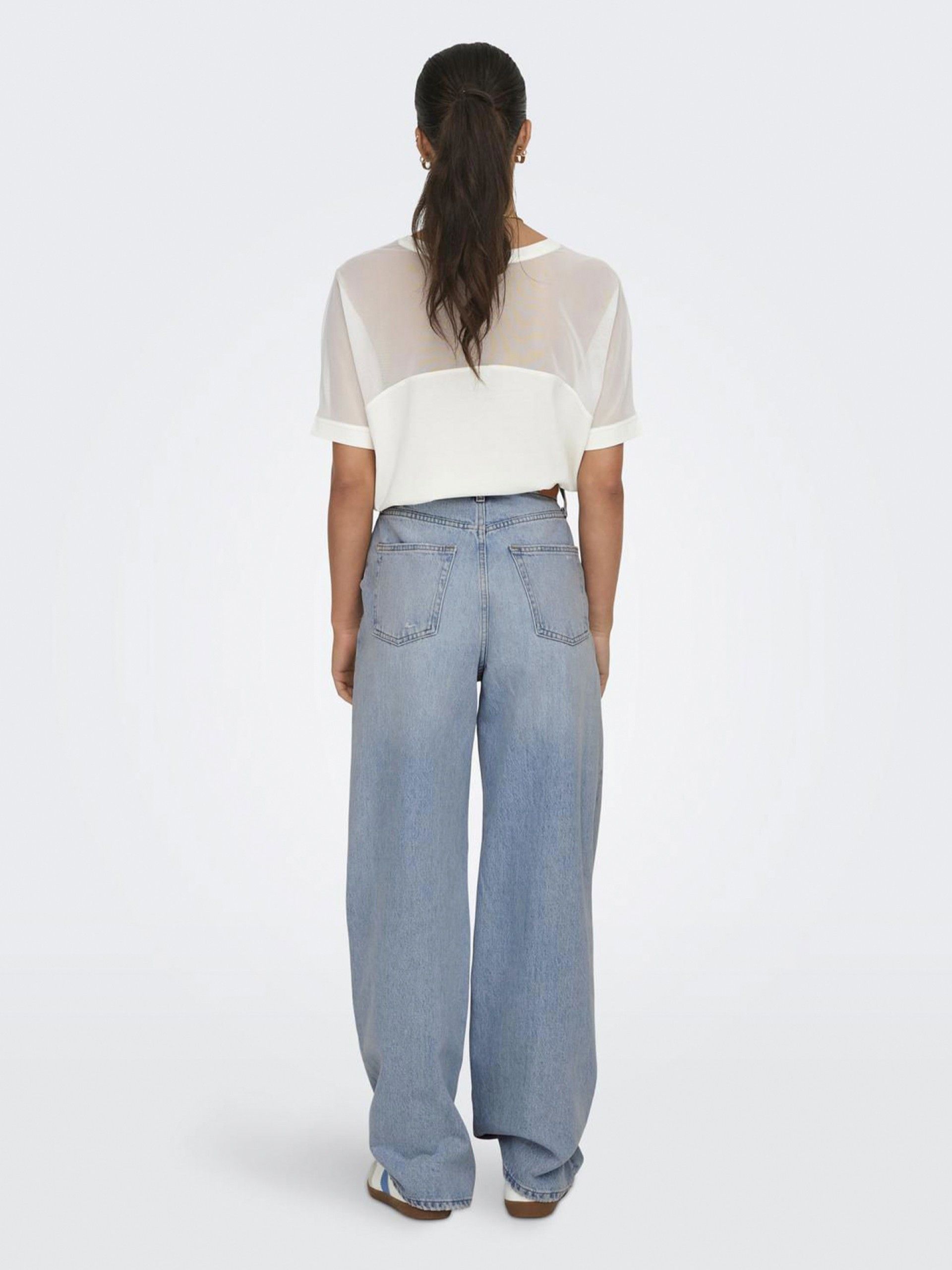 Pantalones Vaqueros Only ONLHope Wide Leg High Waist