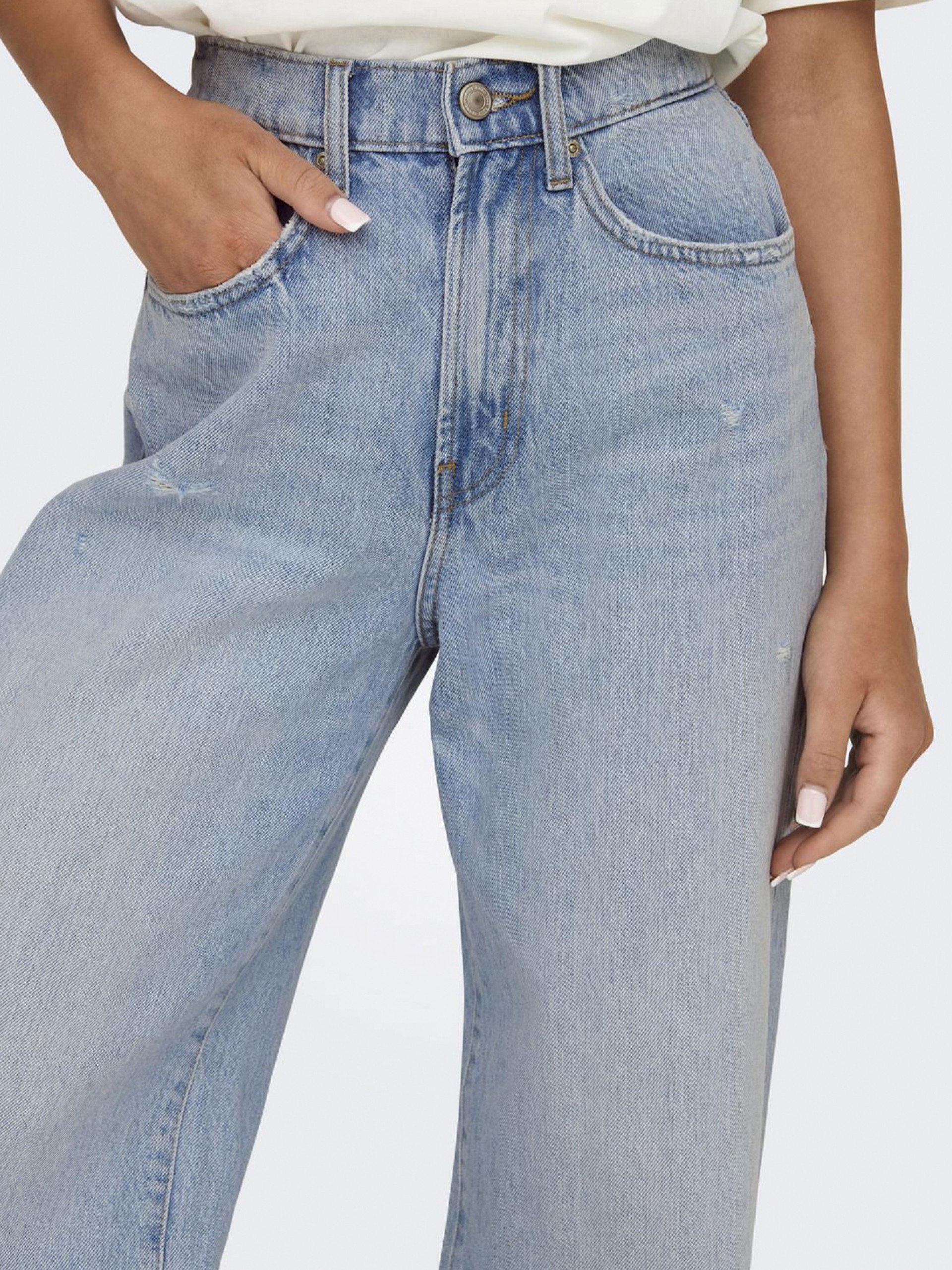 Pantalones Vaqueros Only ONLHope Wide Leg High Waist