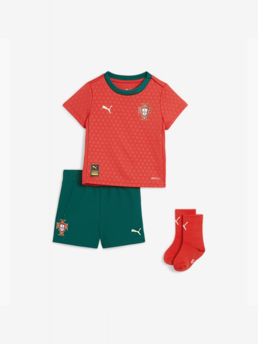 Equipamento Puma Portugal Principal Vermelho Beb 2025