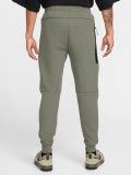 Nike Tech Fleece Slim Fit Green Trousers For Men