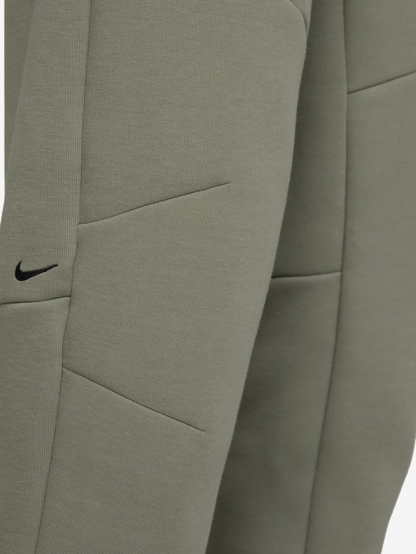 Nike Tech Fleece Slim Fit Green Trousers For Men