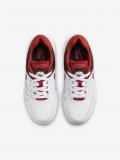 Sapatilhas Nike Full Force Low Junior Brancas e Vermelhas