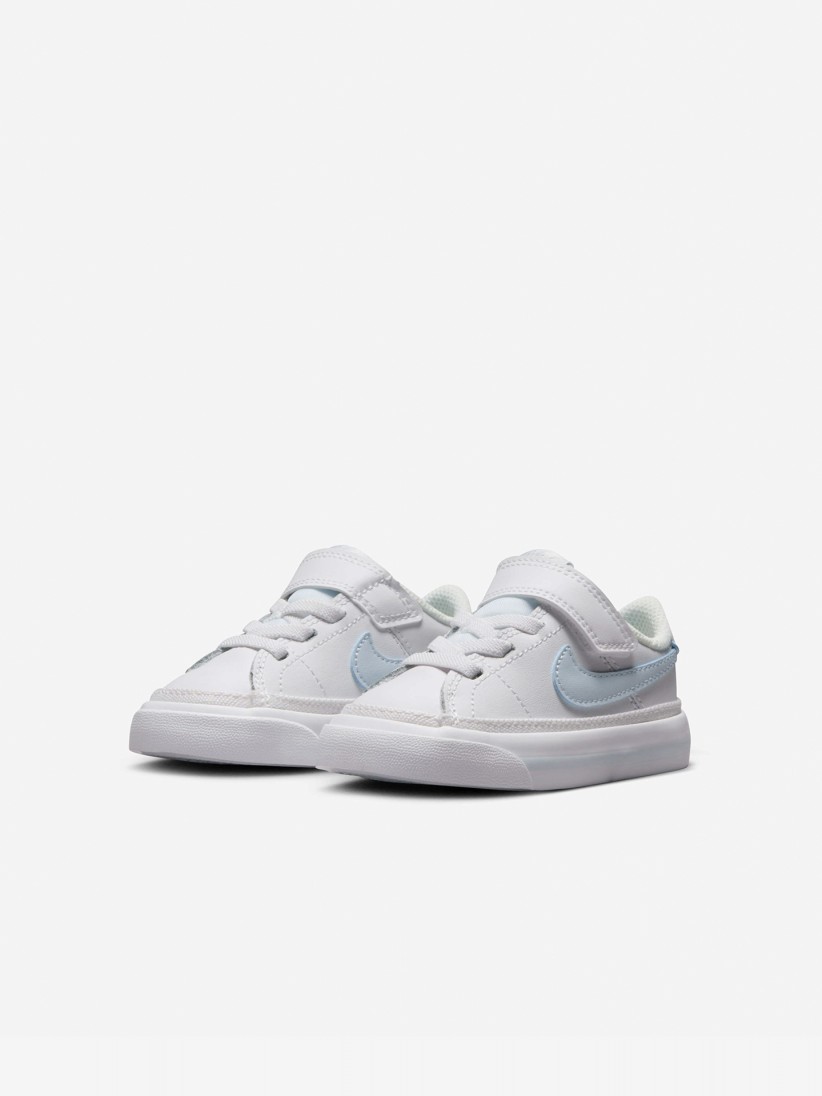 Zapatillas Nike Court Legacy Blancas y Azules Beb