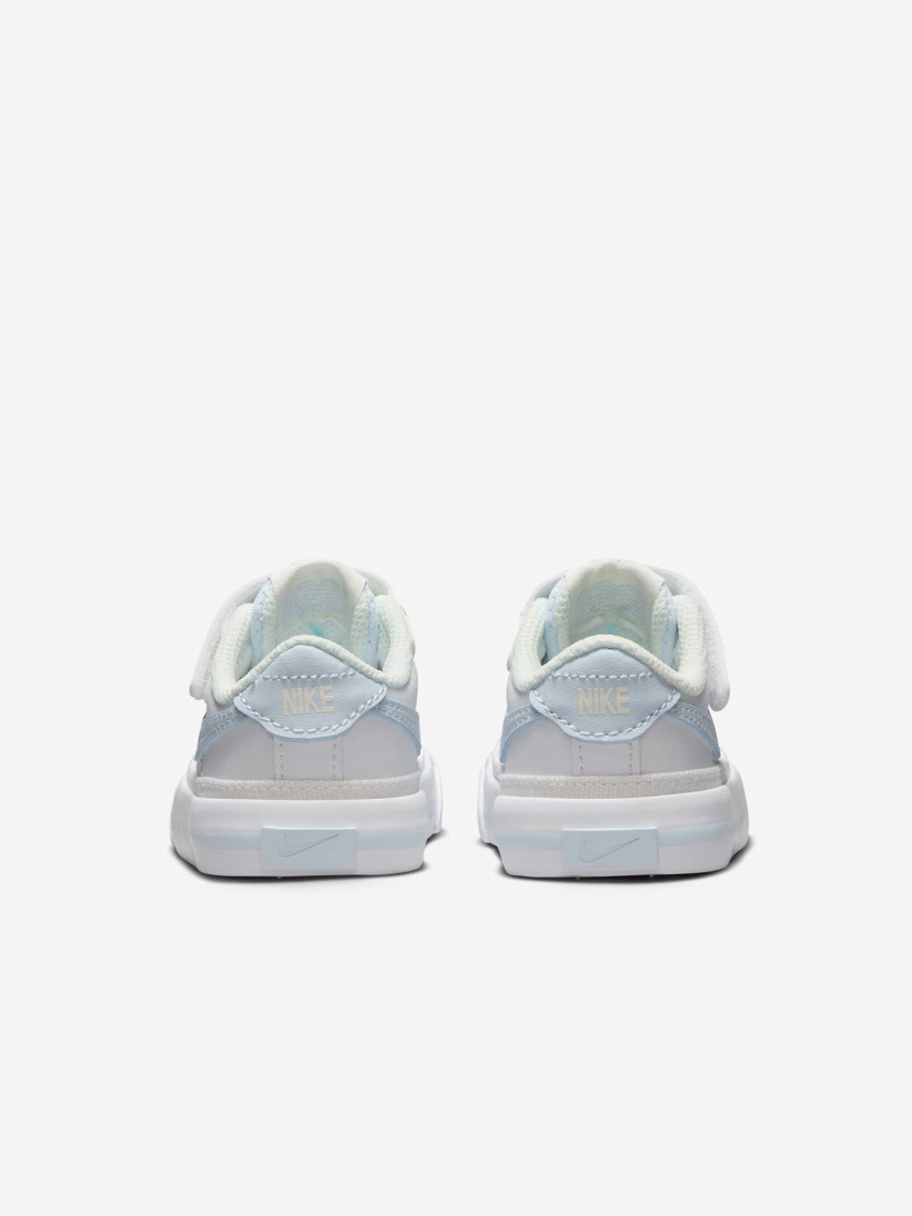 Zapatillas Nike Court Legacy Blancas y Azules Beb