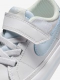 Zapatillas Nike Court Legacy Blancas y Azules Beb