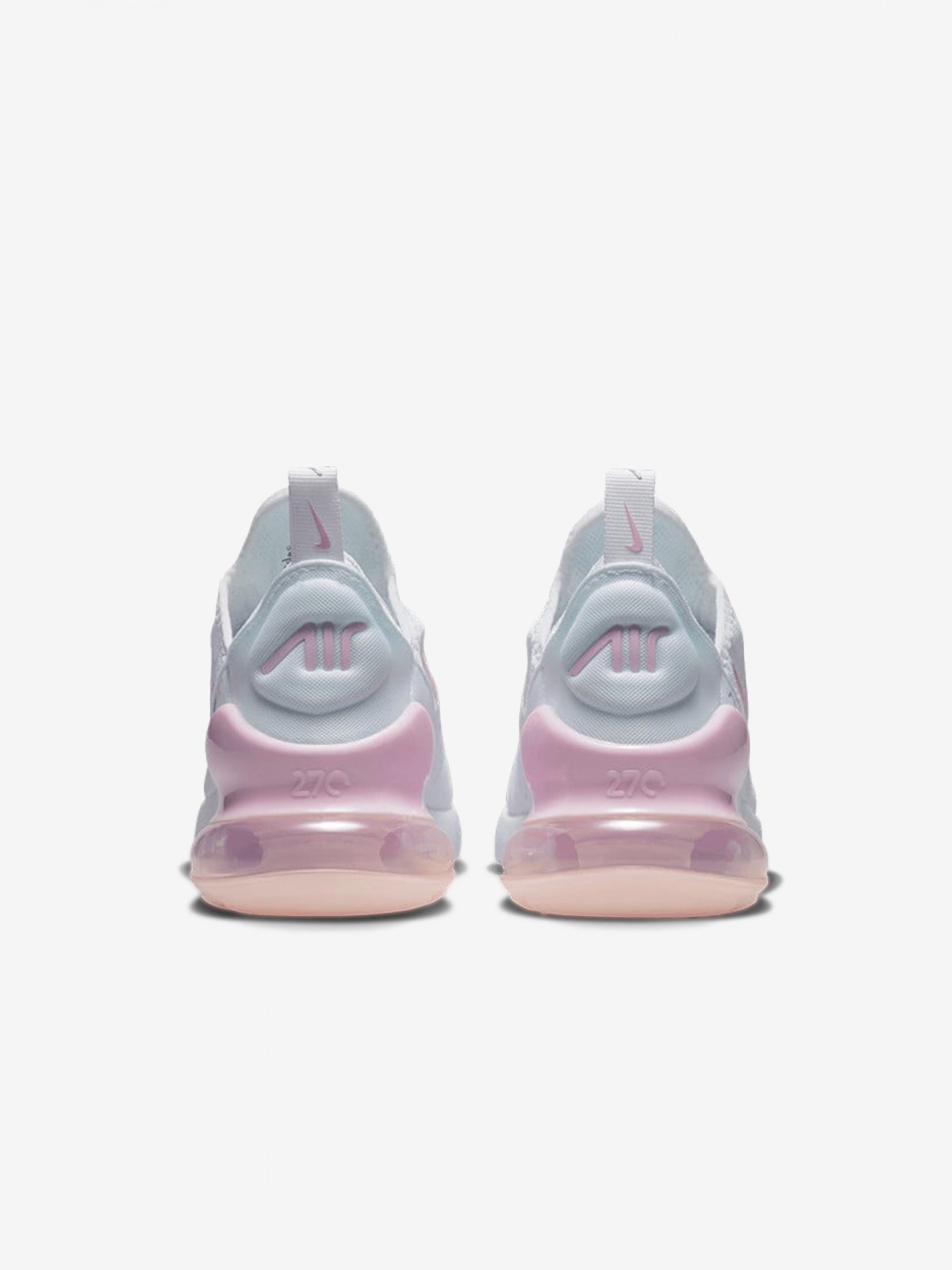 Sapatilhas Nike Air Max 270 Junior Brancas e Rosa