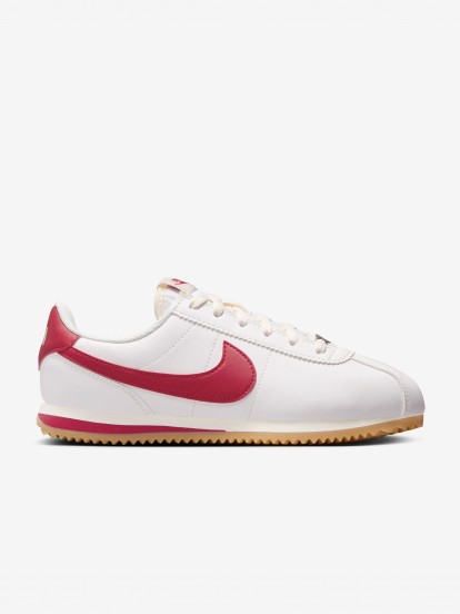 Zapatillas Nike Cortez Junior Blancas y Rojas