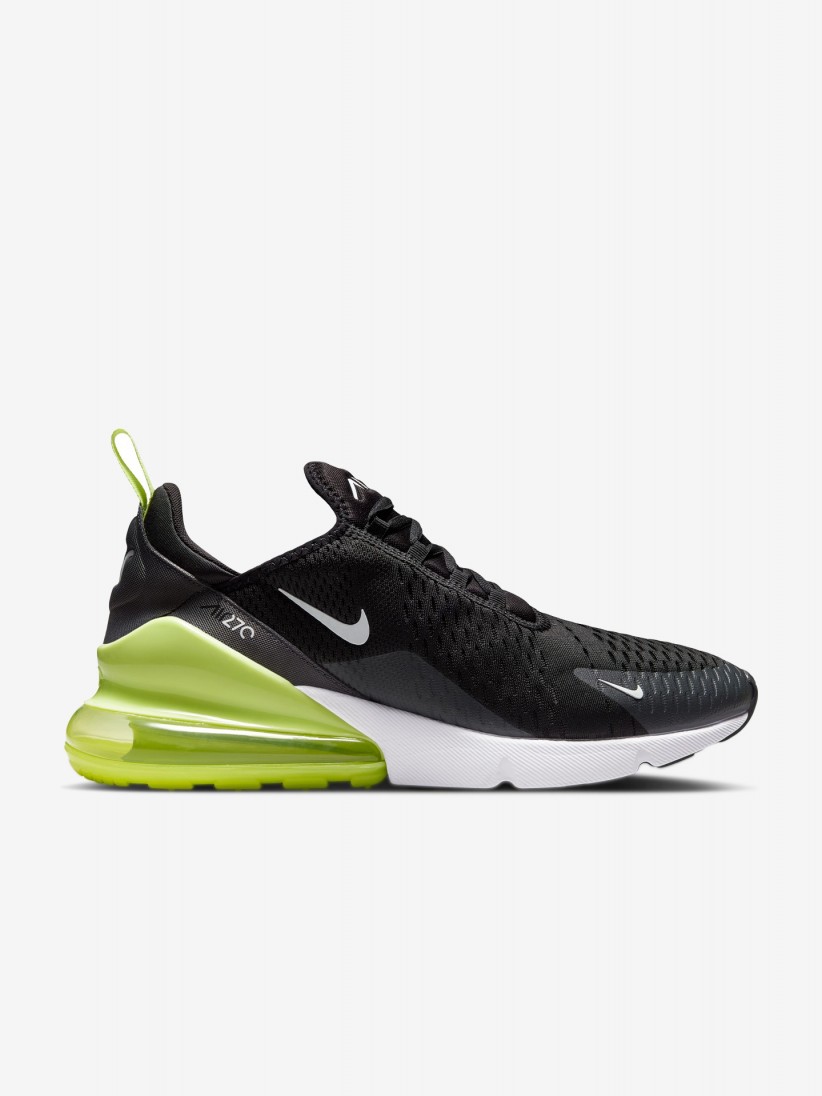 Zapatillas Nike Air Max 270 Negras y Verdes Para Hombre