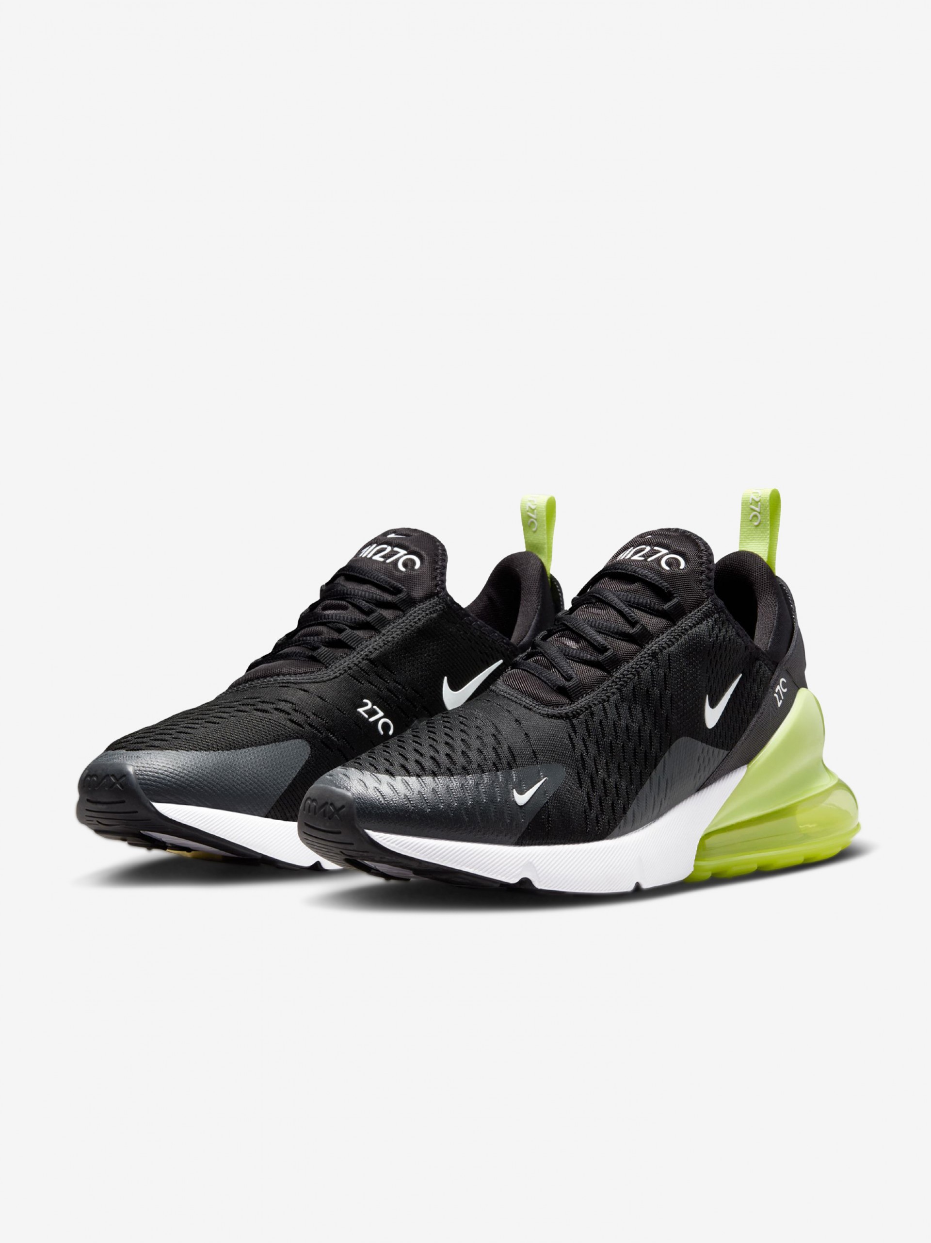 Sapatilhas Nike Air Max 270 Pretas e Verdes Para Homem