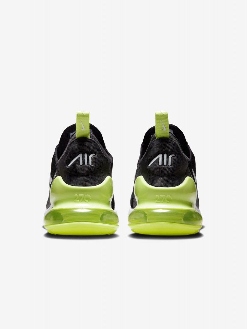 Zapatillas Nike Air Max 270 Negras y Verdes Para Hombre