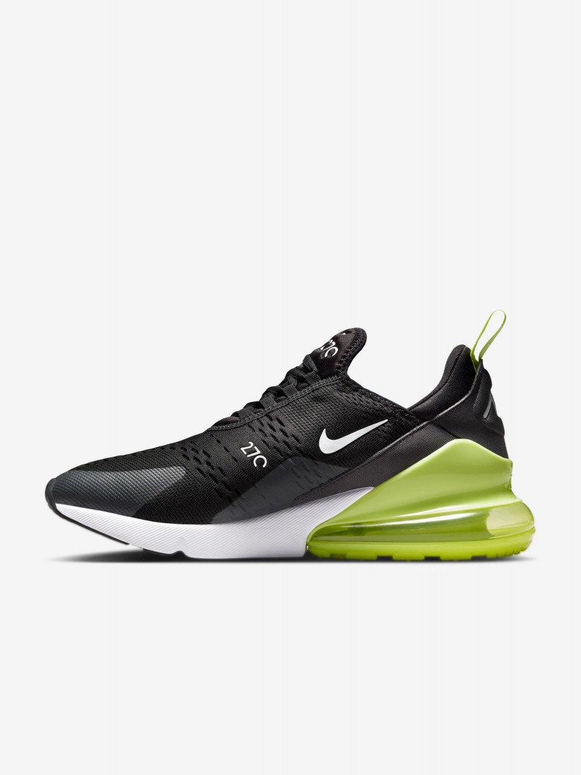 Zapatillas Nike Air Max 270 Negras y Verdes Para Hombre