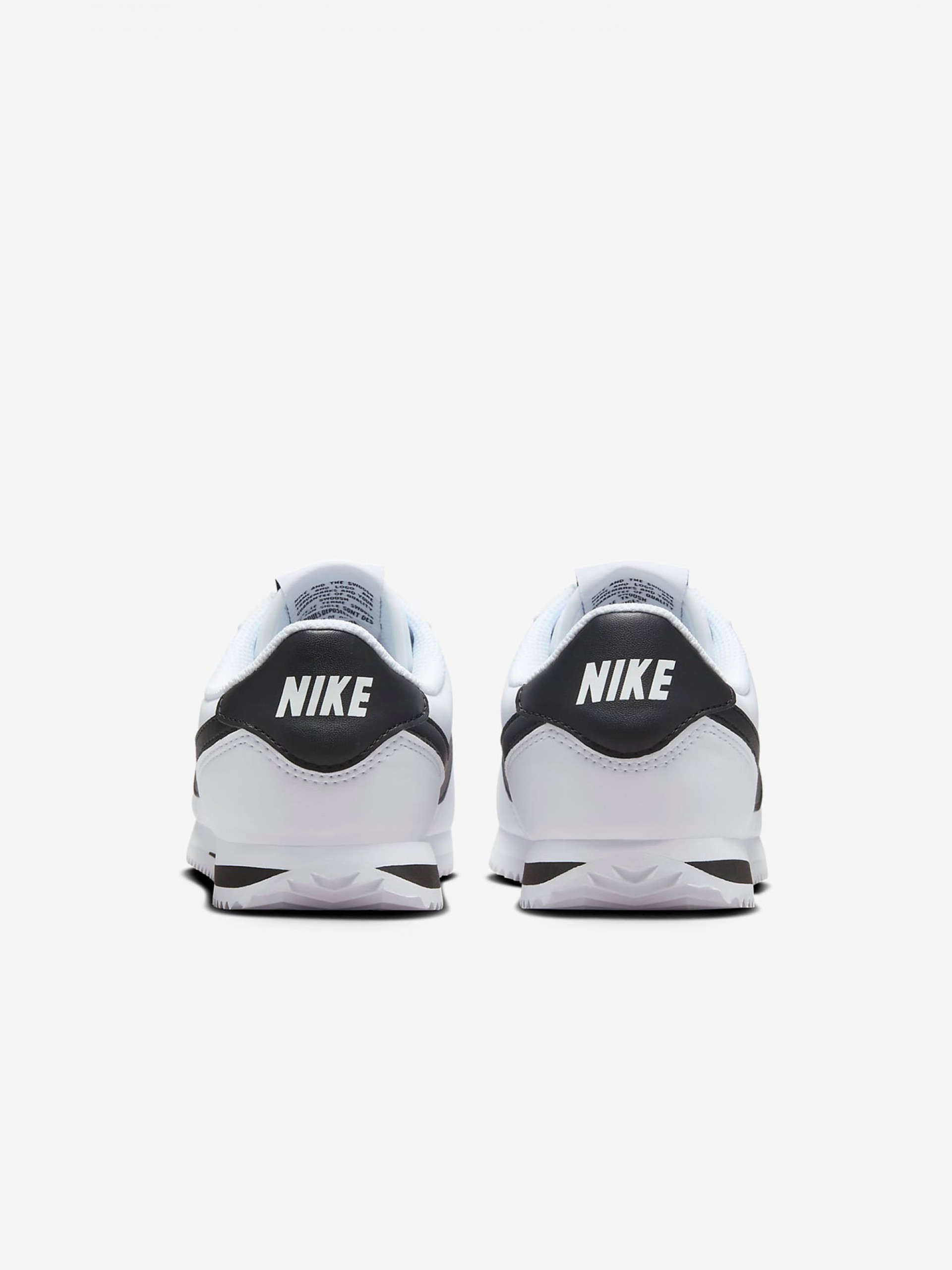 Nike Cortez Junior White and Black Sneakers