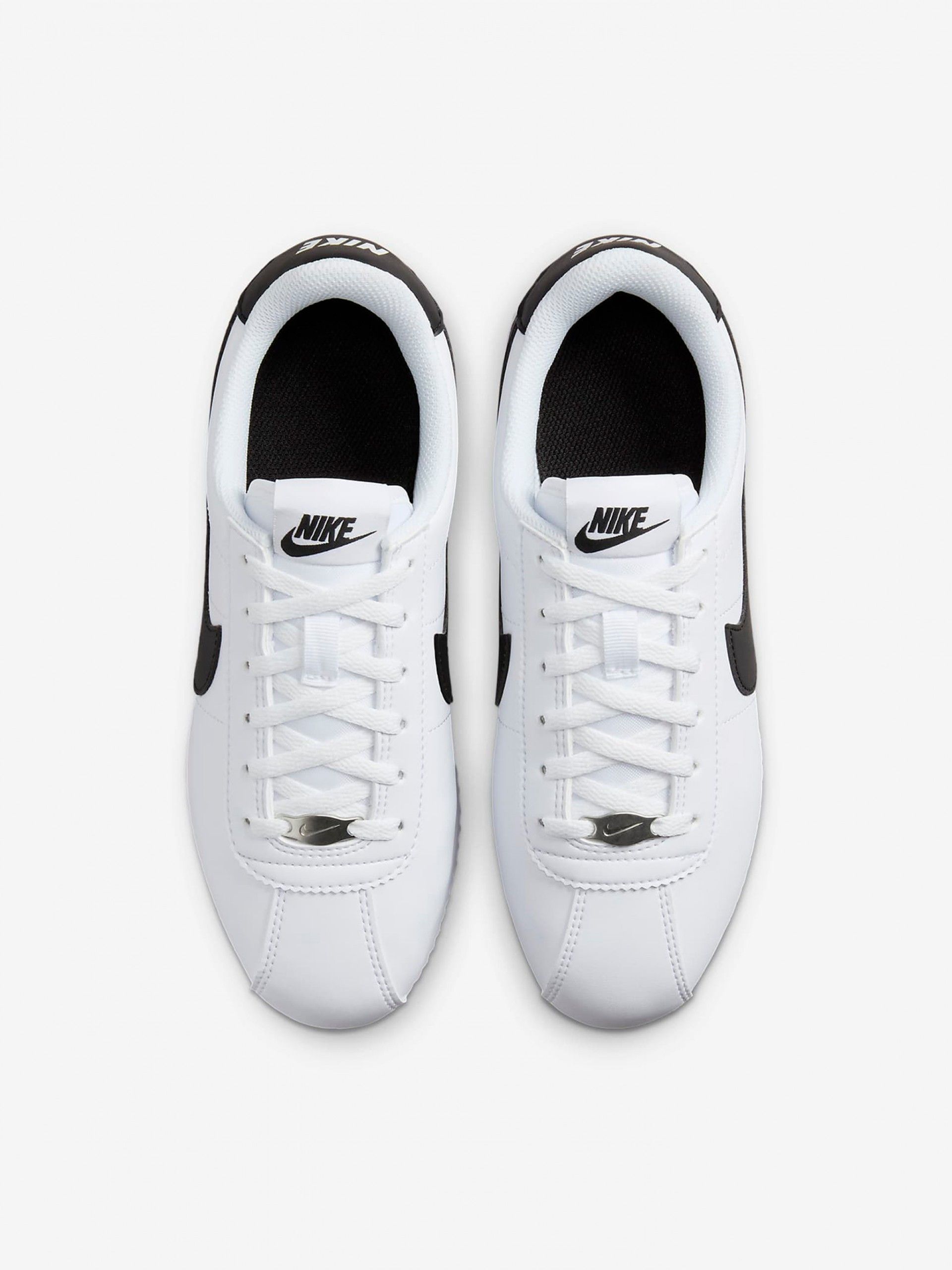 Nike Cortez Junior White and Black Sneakers