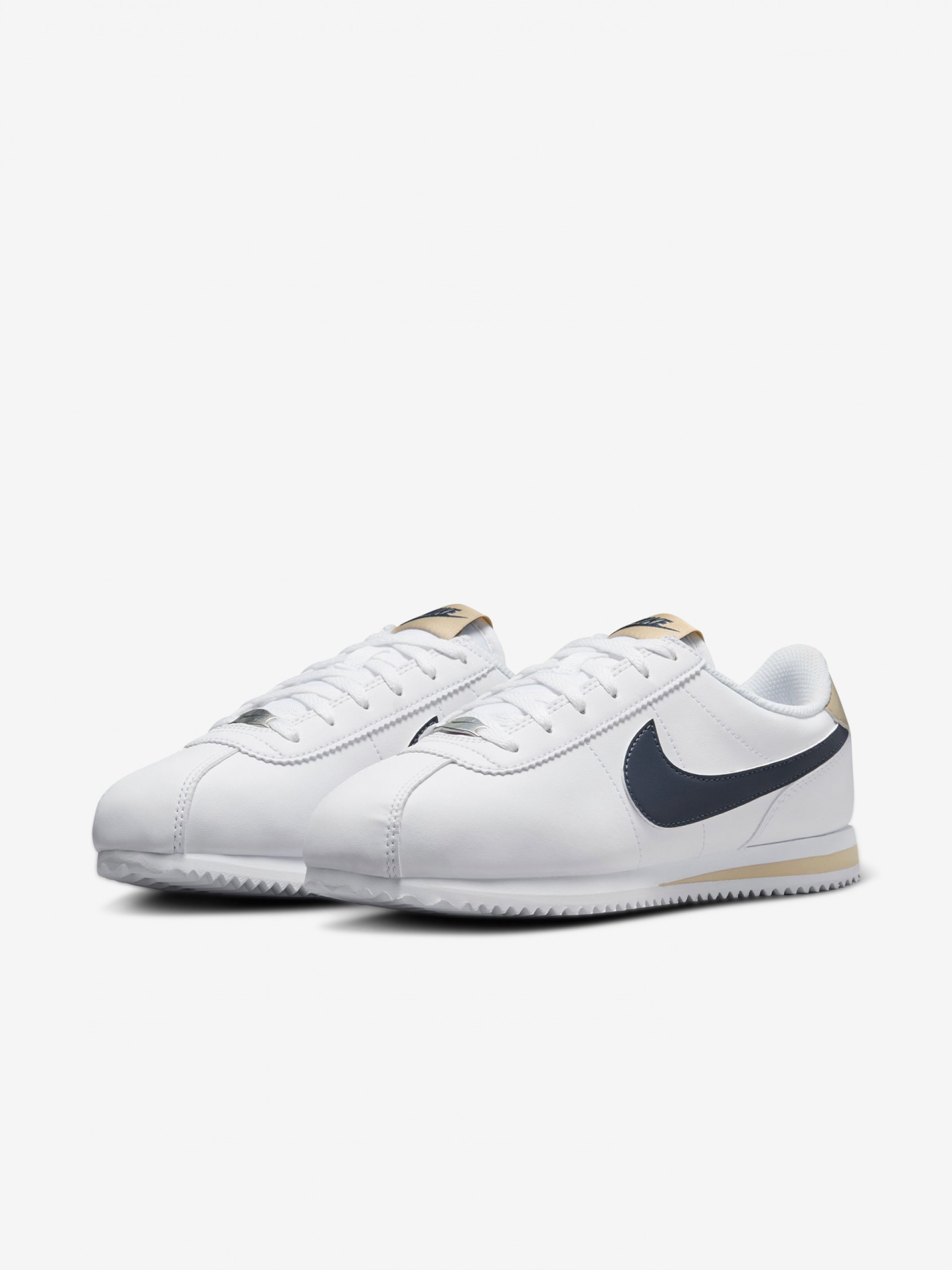 Zapatillas Nike Cortez Junior Blancas y Azules
