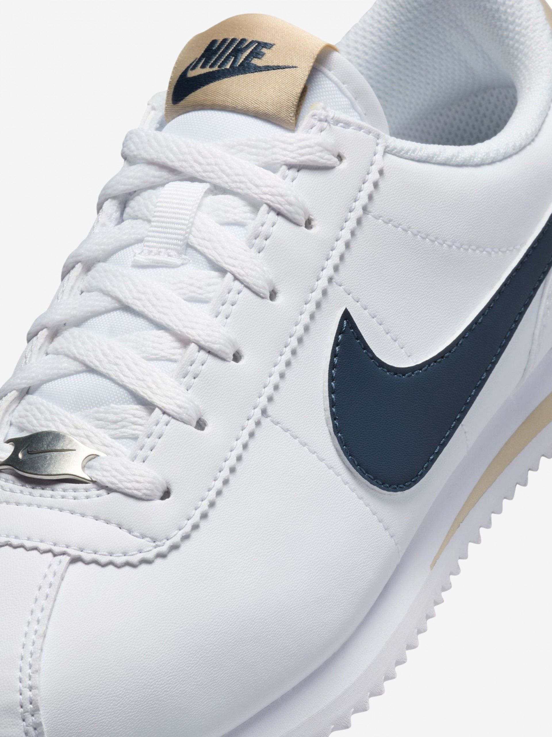 Zapatillas Nike Cortez Junior Blancas y Azules