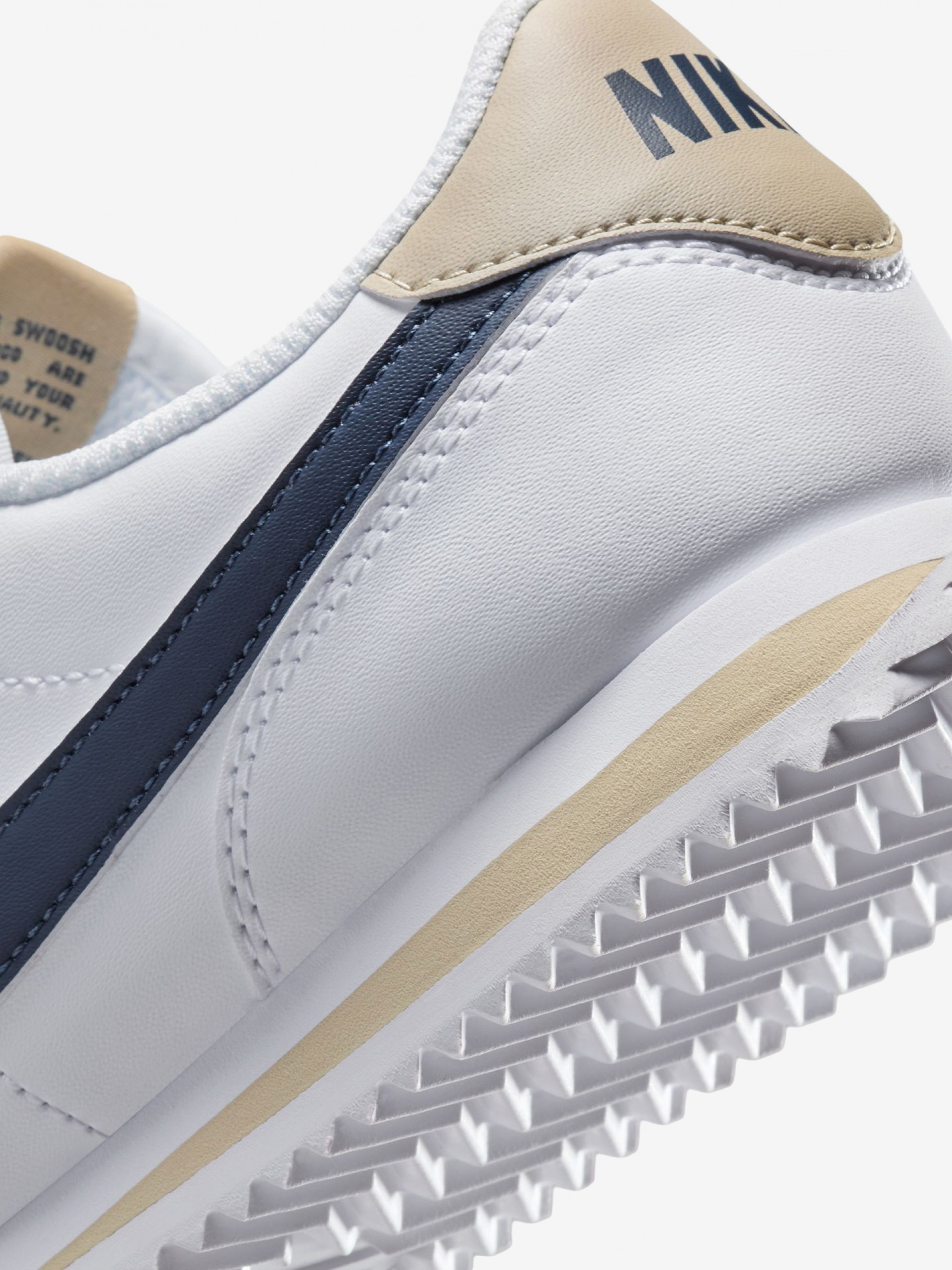 Zapatillas Nike Cortez Junior Blancas y Azules
