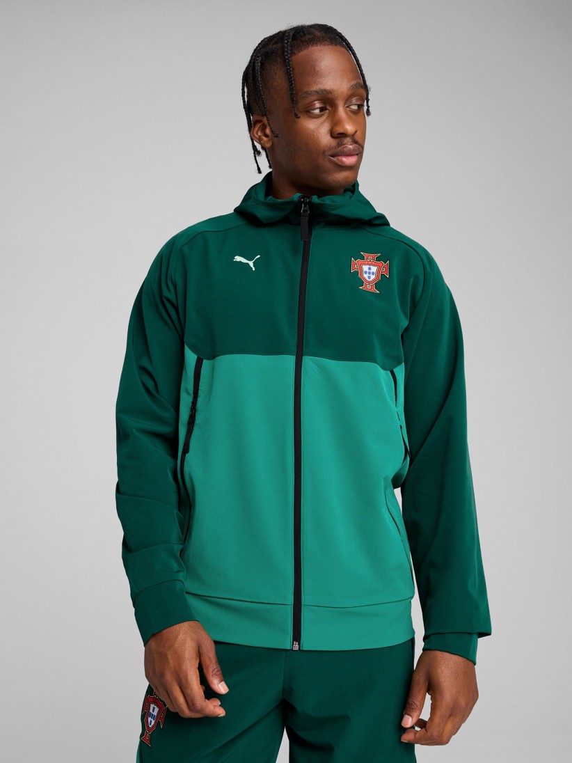Casaco Puma Portugal Tech Verde 2025 Casaco Puma Portugal Tech Verde 2025