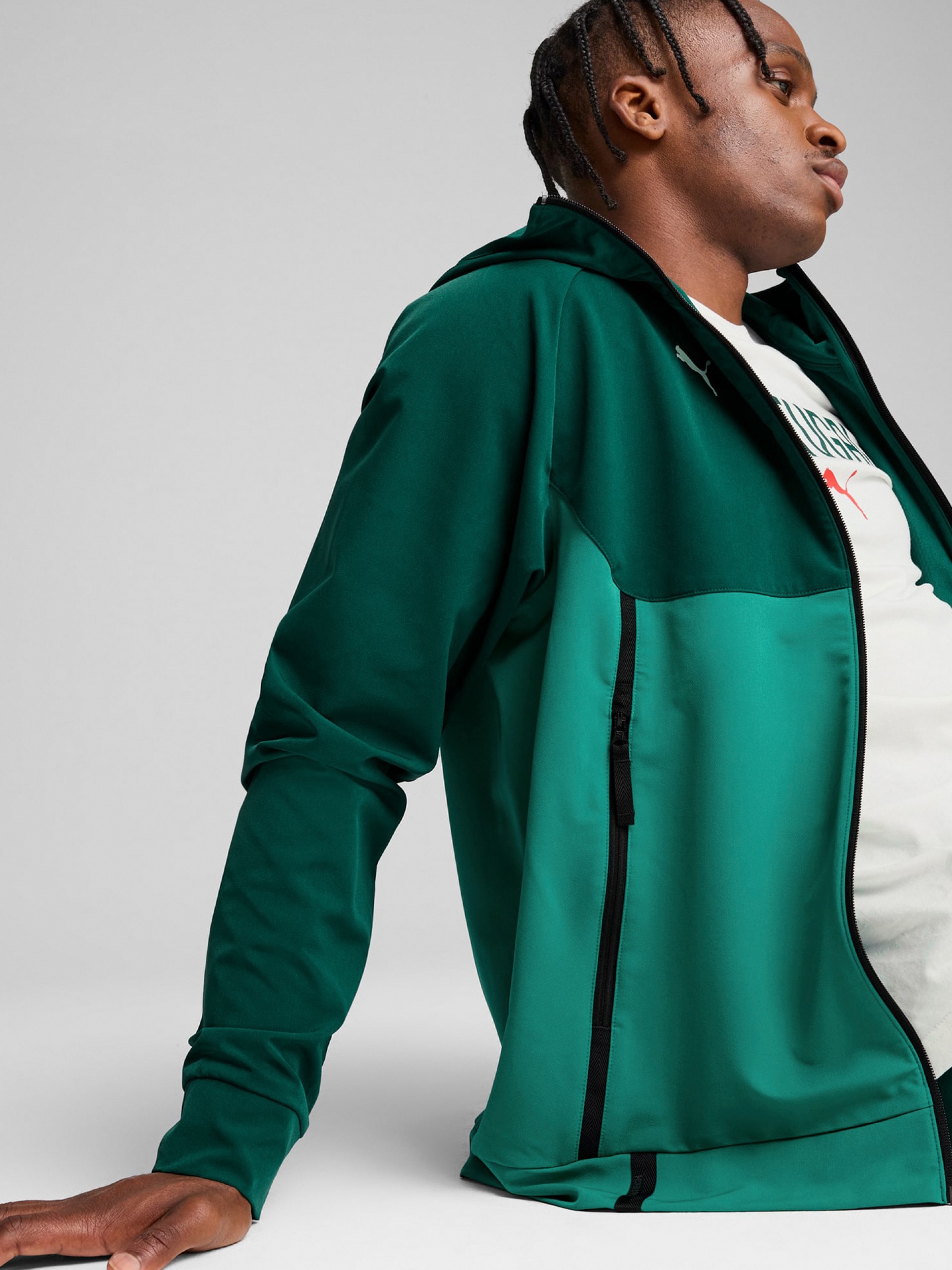 Chaqueta Puma Portugal Tech Verde 2025