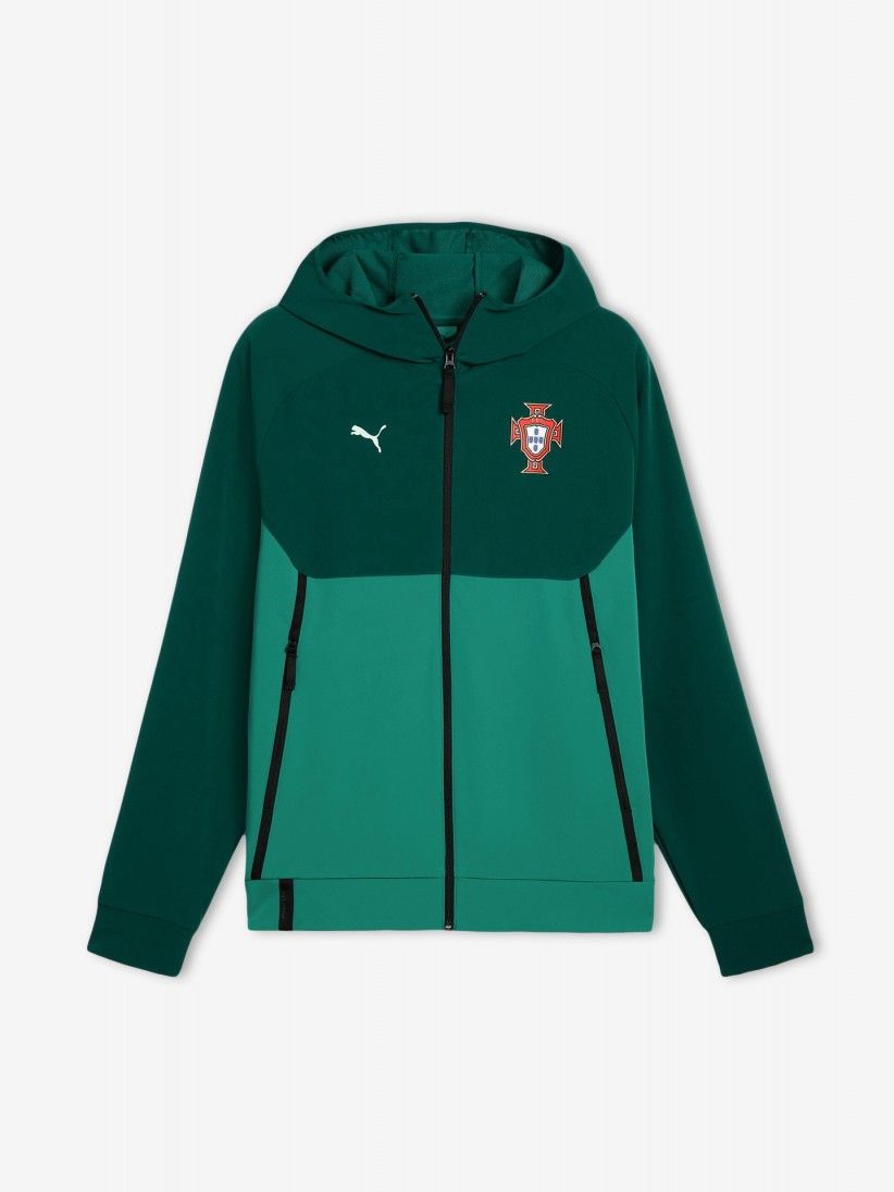 Casaco Puma Portugal Tech Verde 2025