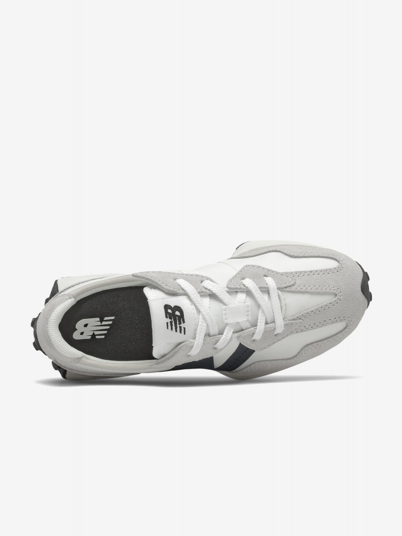Sapatilhas New Balance GS327 V1 Brancas e Pretas