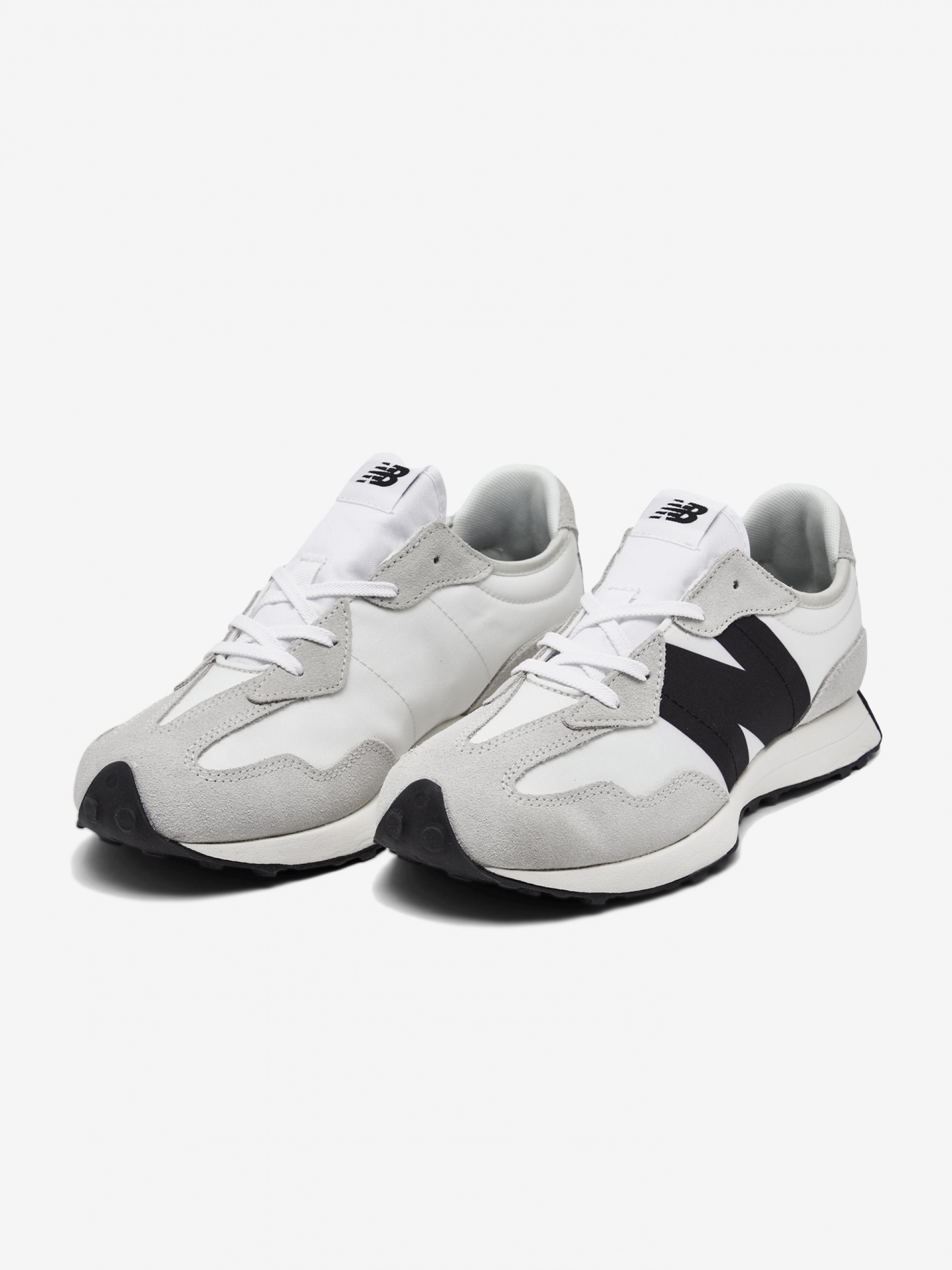 Sapatilhas New Balance GS327 V1 Brancas e Pretas