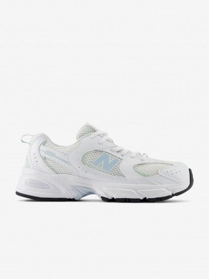 New Balance GR530 V1 White and Blue Sneakers