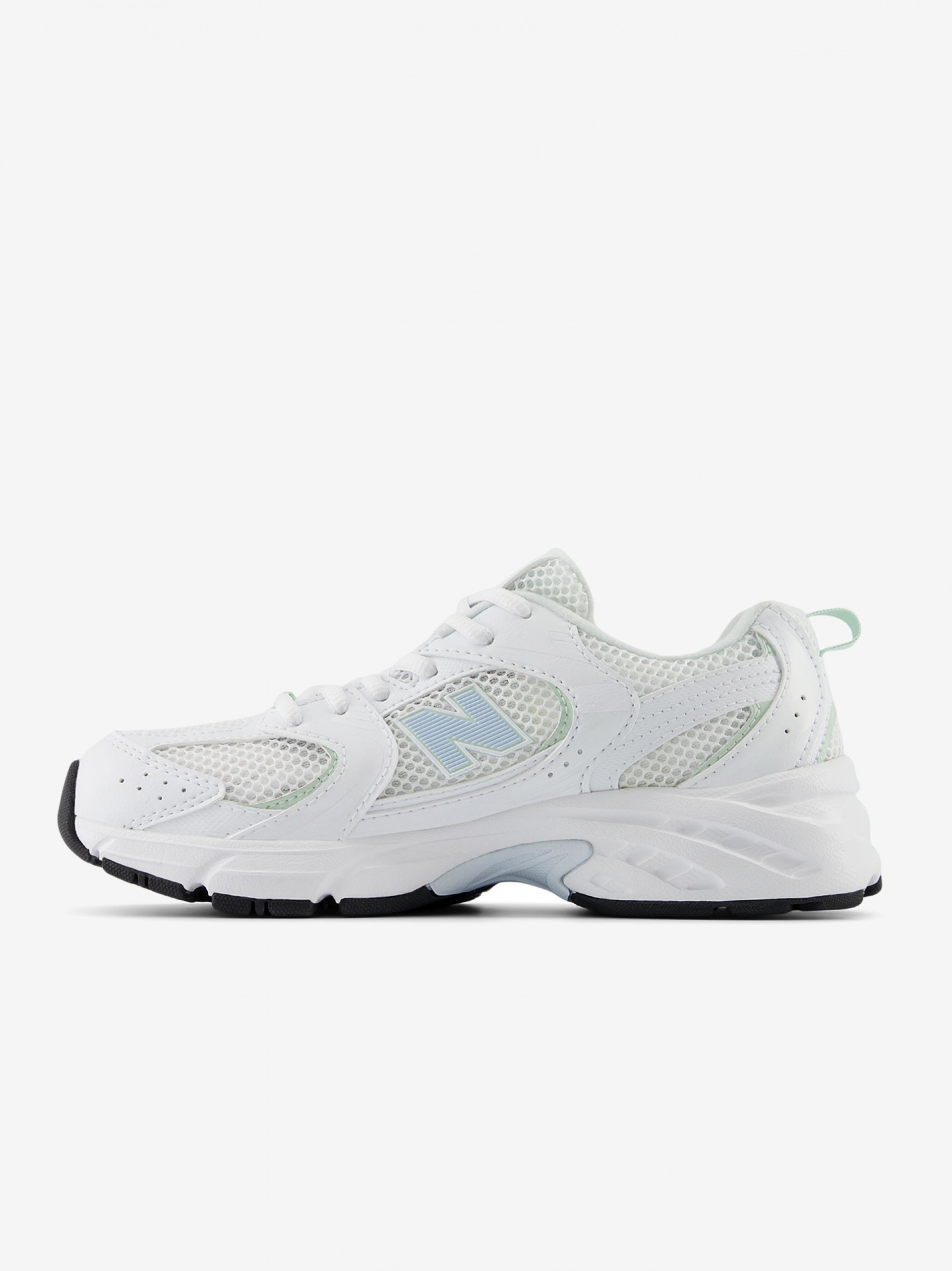 New Balance GR530 V1 White and Blue Sneakers
