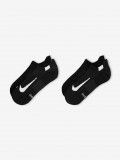 Calcetines de Running Nike Multiplier No-Show Negros (2 Pares)