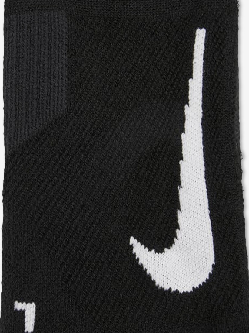 Calcetines de Running Nike Multiplier No-Show Negros (2 Pares)