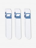 Nike Sportswear Dri-FIT Everyday Essential White and Blue Socks (3 Pairs)