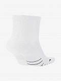 Nike Multiplier White Ankle Running Socks (2 Pairs)