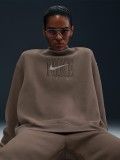 Sudadera Nike Sportswear Phoenix Fleece Marrn Para Mujer