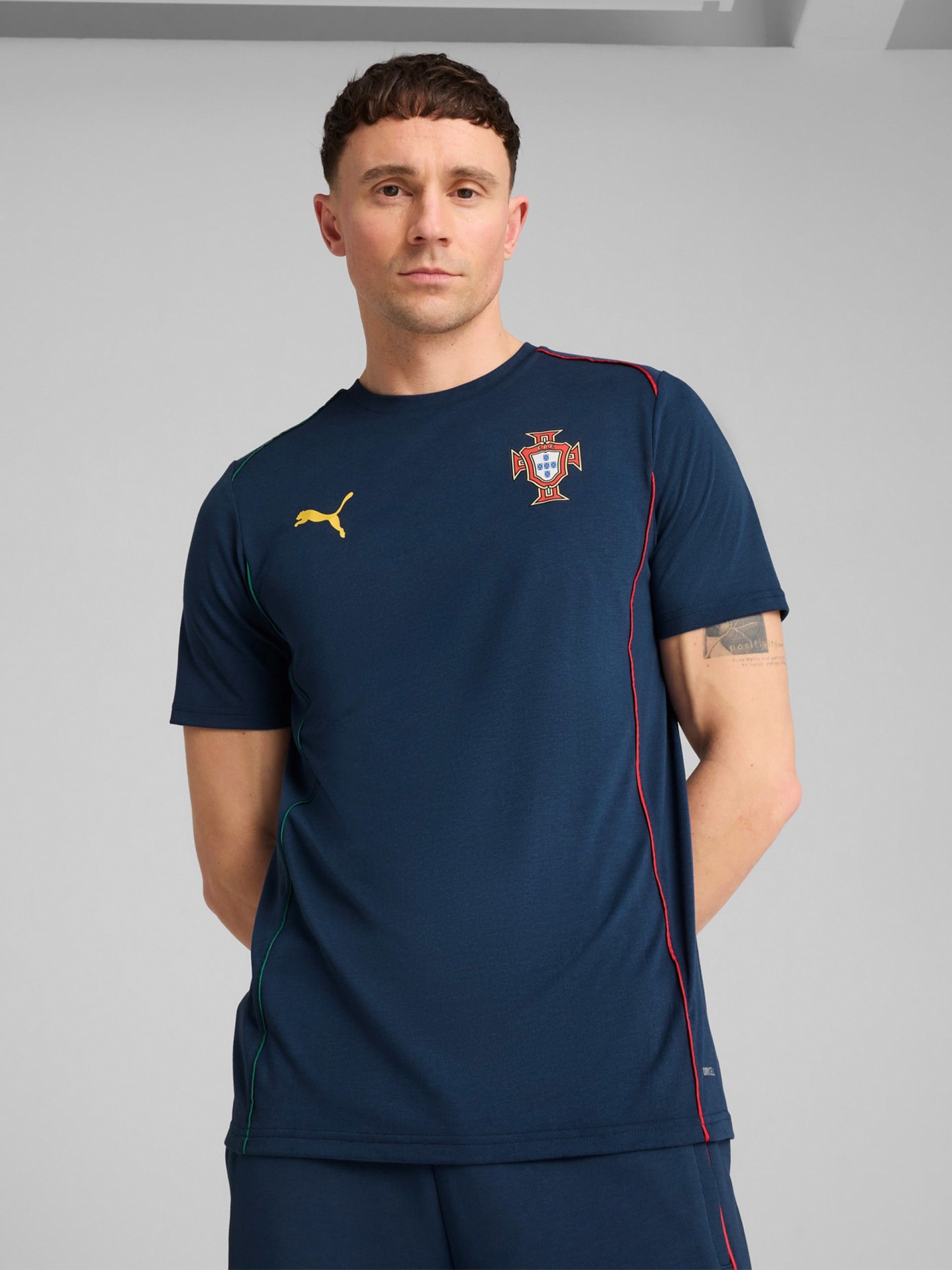 T-shirt Puma Portugal Casuals Azul 2025