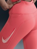 Nike Dri-FIT Fast Mid-Rise 7/8 Salmon Leggings For Women