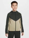 Casaco Nike Sportswear Tech Fleece Junior Bege e Verde
