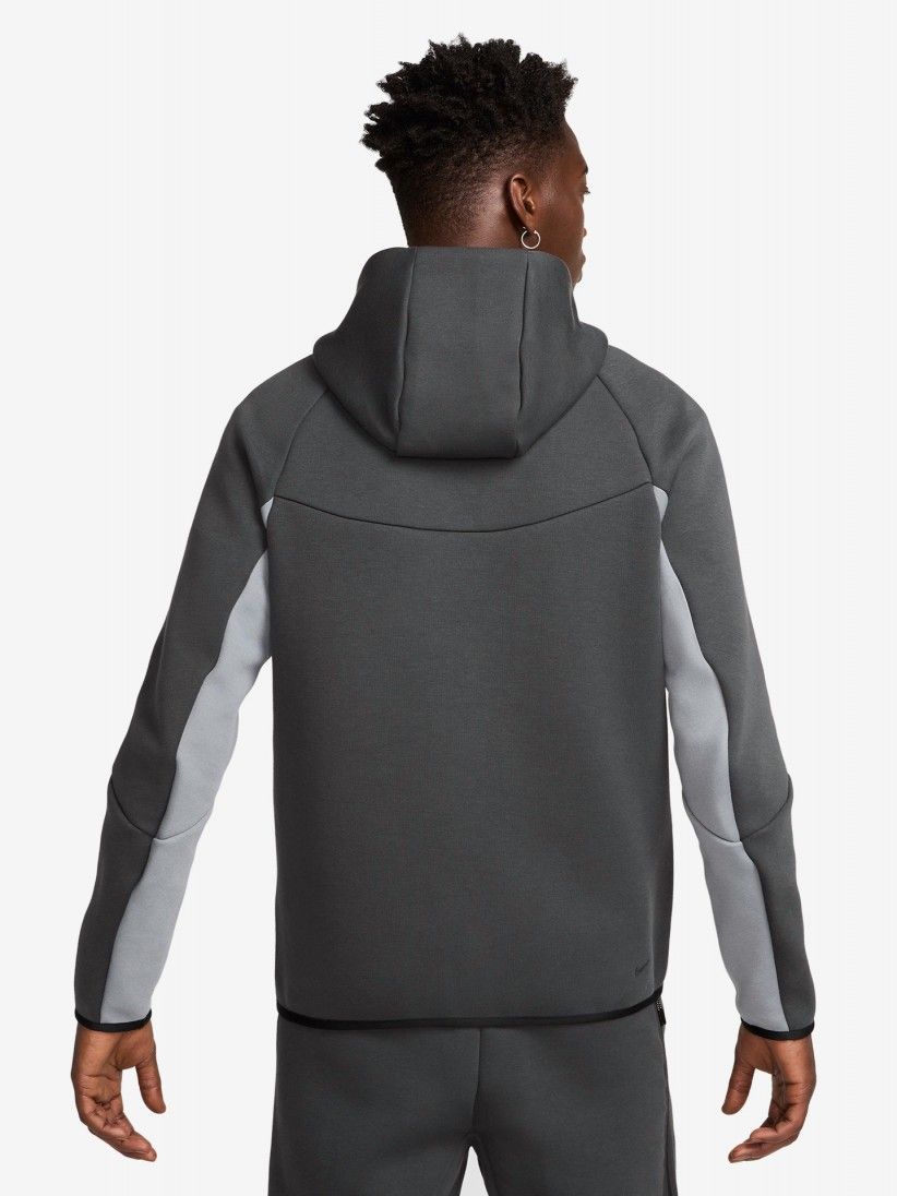 Nike Tech Fleece Windrunner Grey Jacket For Men