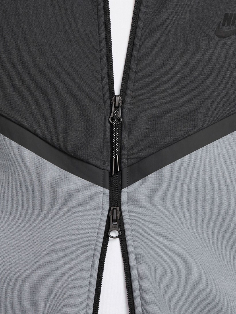 Nike Tech Fleece Windrunner Grey Jacket For Men
