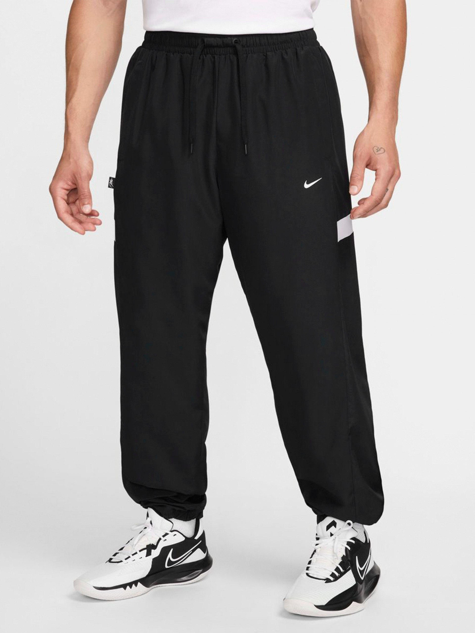 Pantalones de Baloncesto Nike Icon Woven Negros Para Hombre