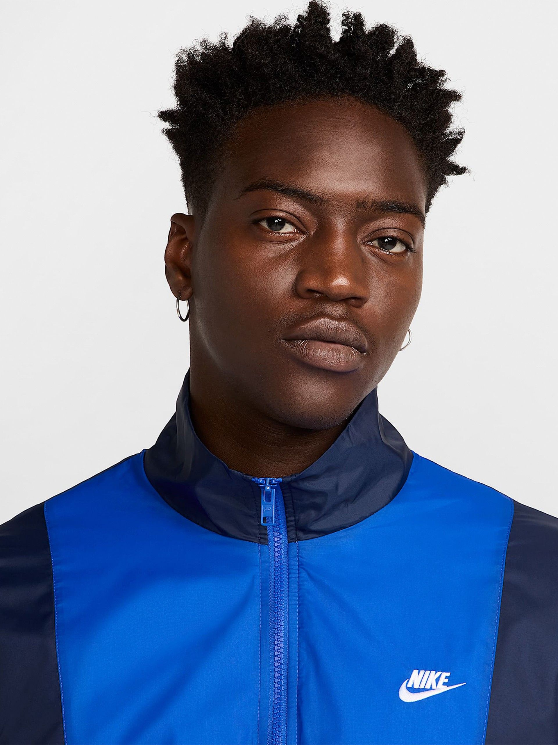 Fato de Treino Nike Club Woven Azul e Branco Para Homem