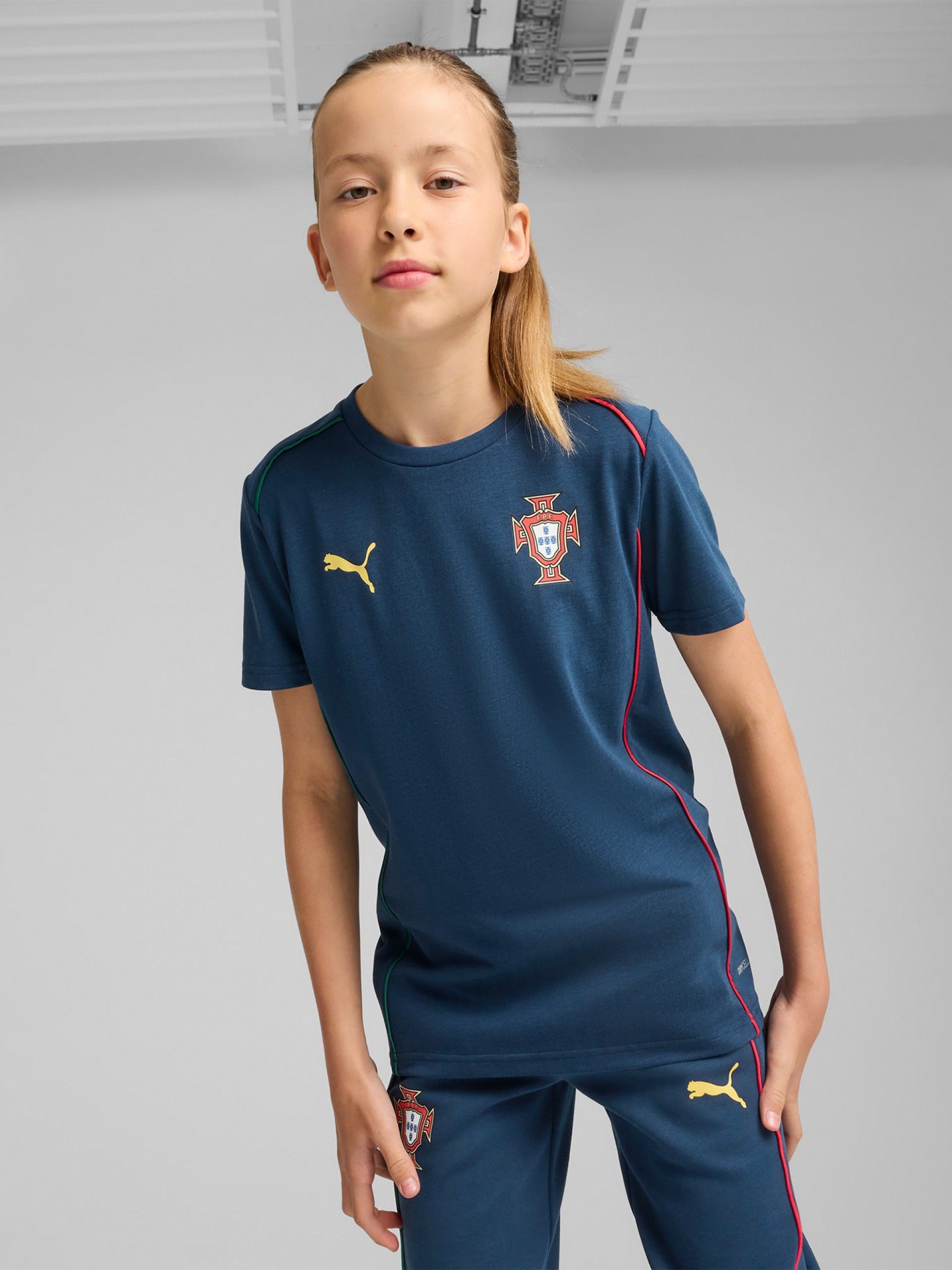 T-shirt Puma Portugal Casuals Azul Jr 2025