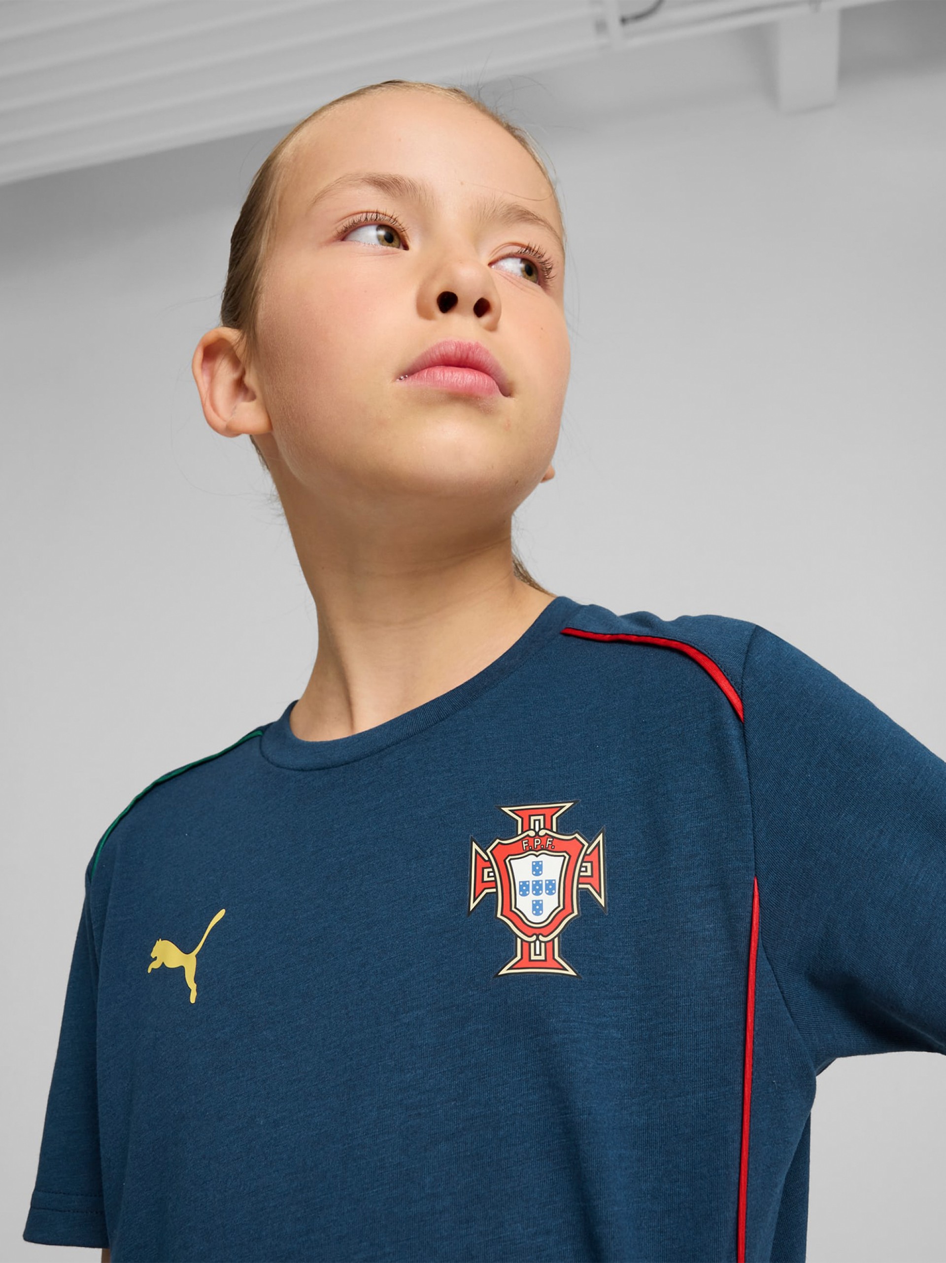 T-shirt Puma Portugal Casuals Azul Jr 2025