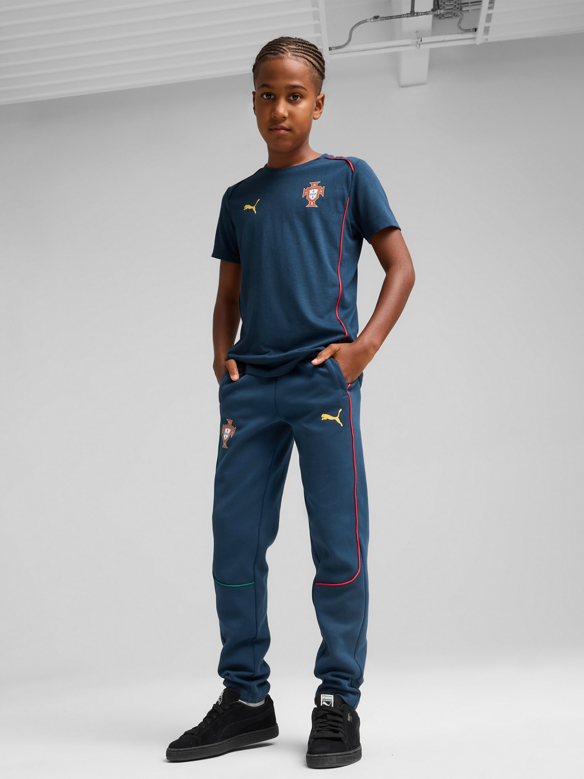 T-shirt Puma Portugal Casuals Azul Jr 2025