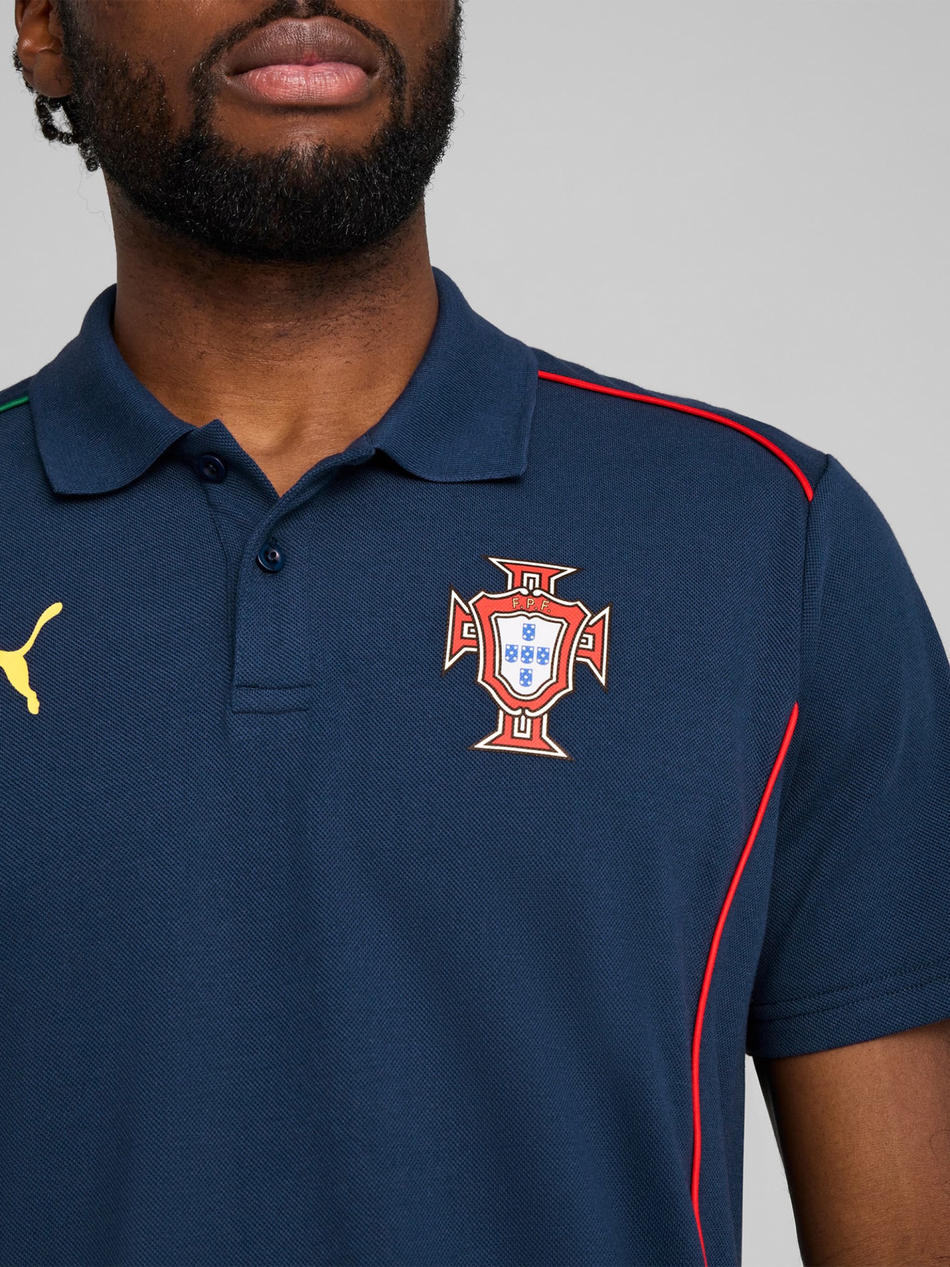 Puma Portugal Casuals Blue 2025 Polo Shirt