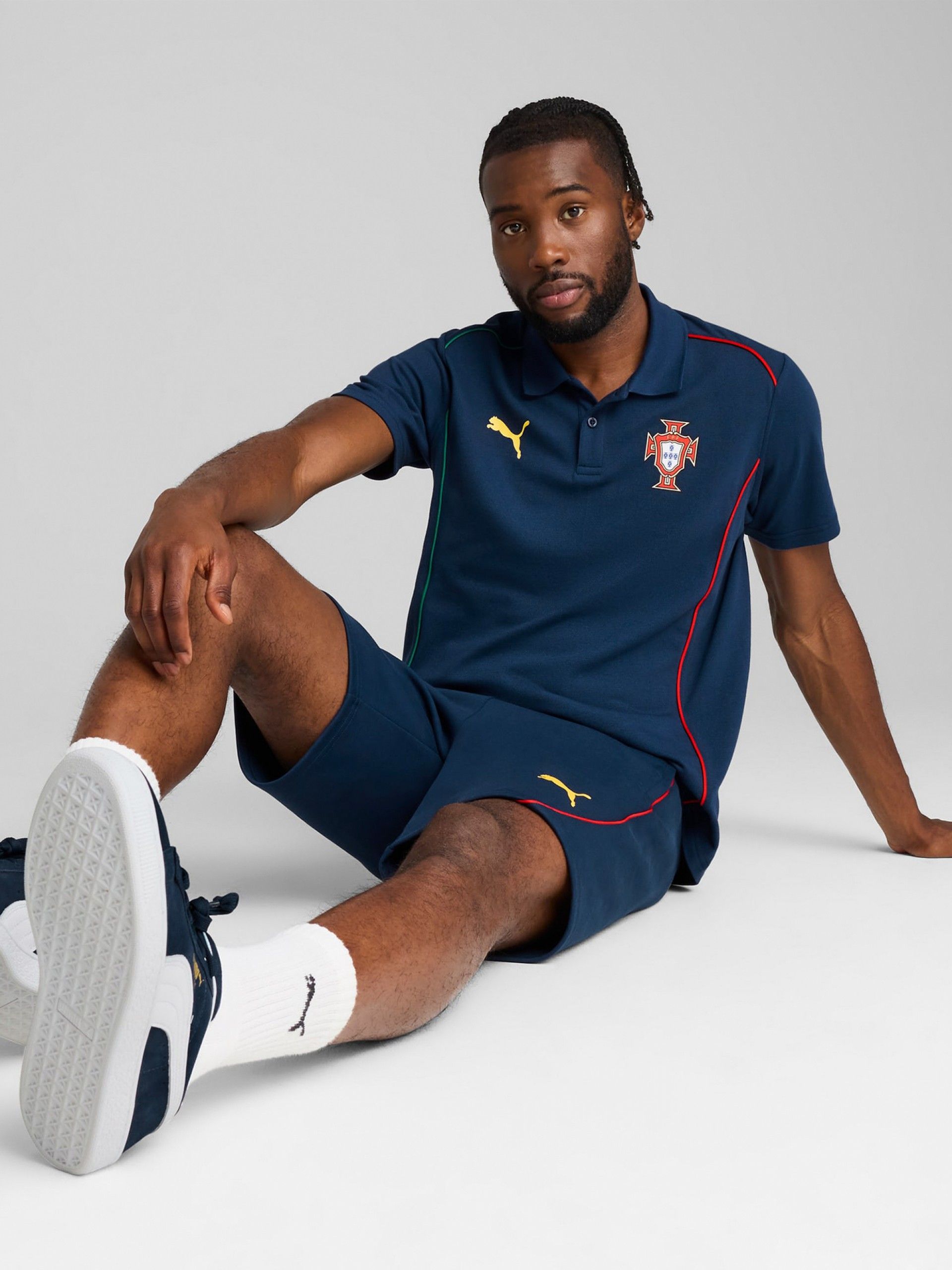 Puma Portugal Casuals Blue 2025 Polo Shirt