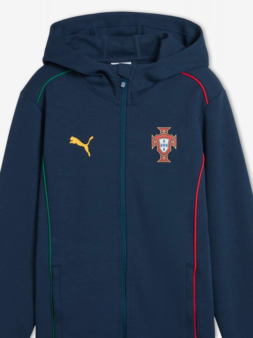 Casaco Puma Portugal Casuals Azul Jr 2025