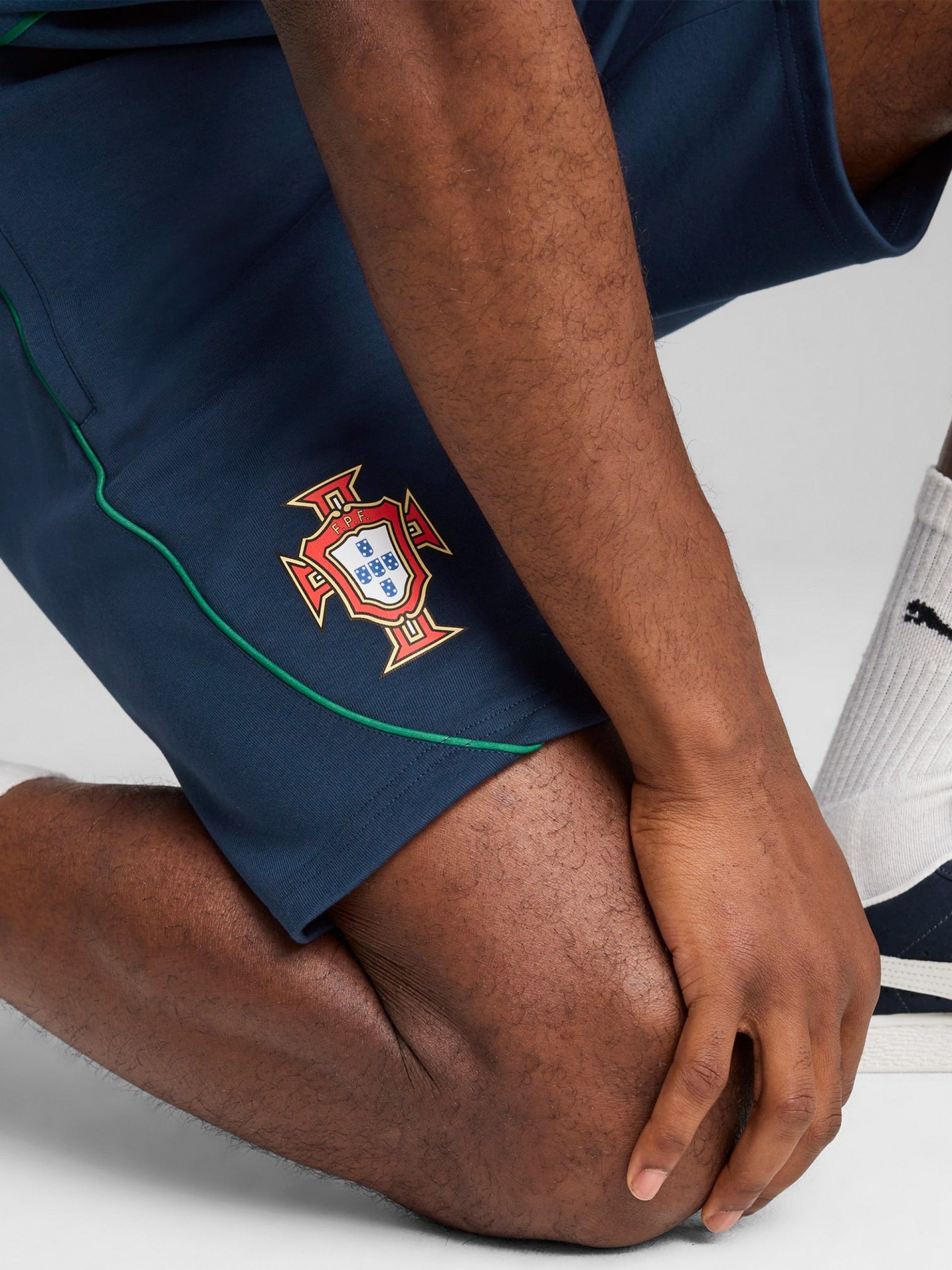 Calções Puma Portugal Casuals Azuis 2025