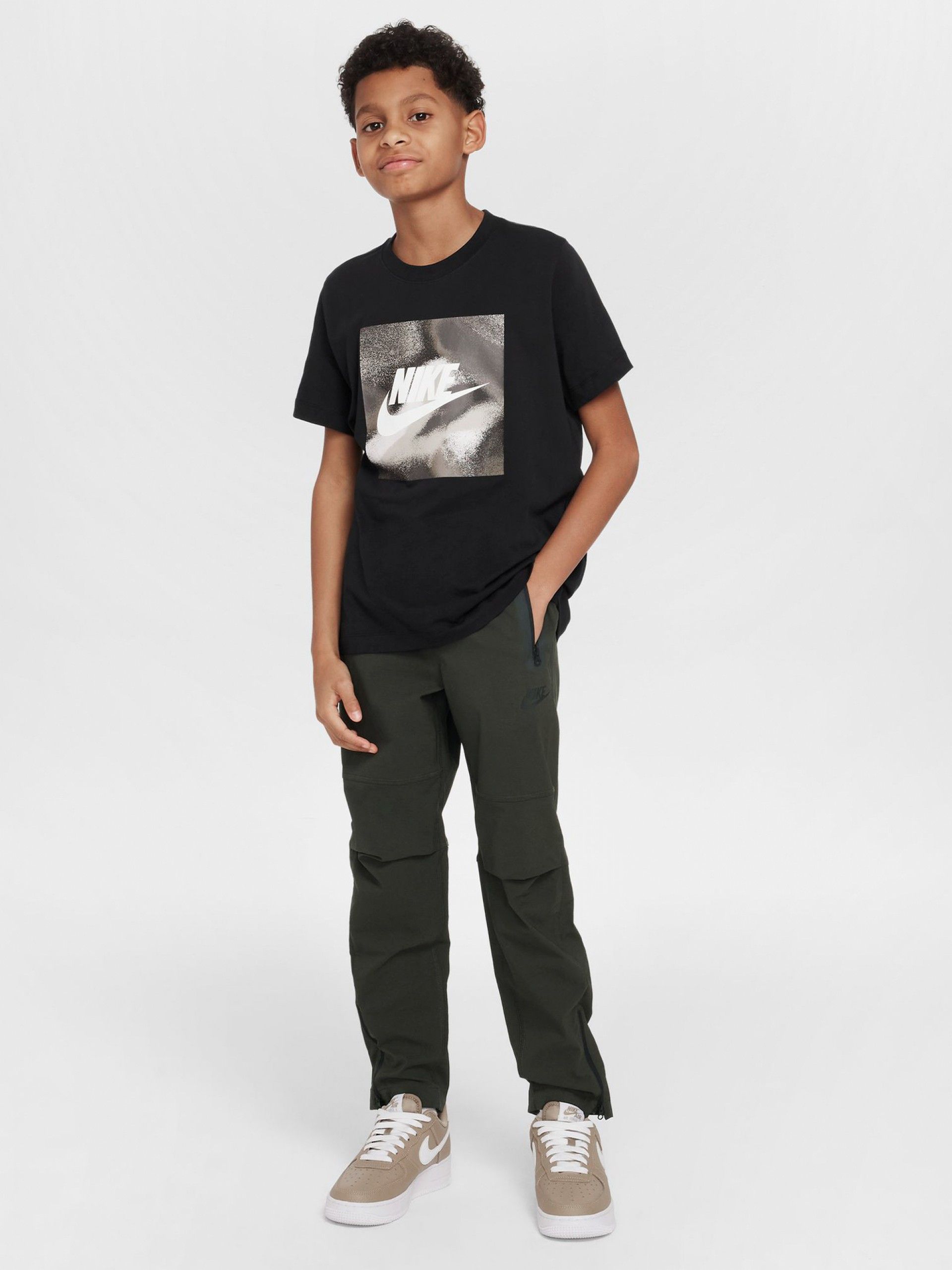 Pantalones Nike Tech Verdes Para Niño