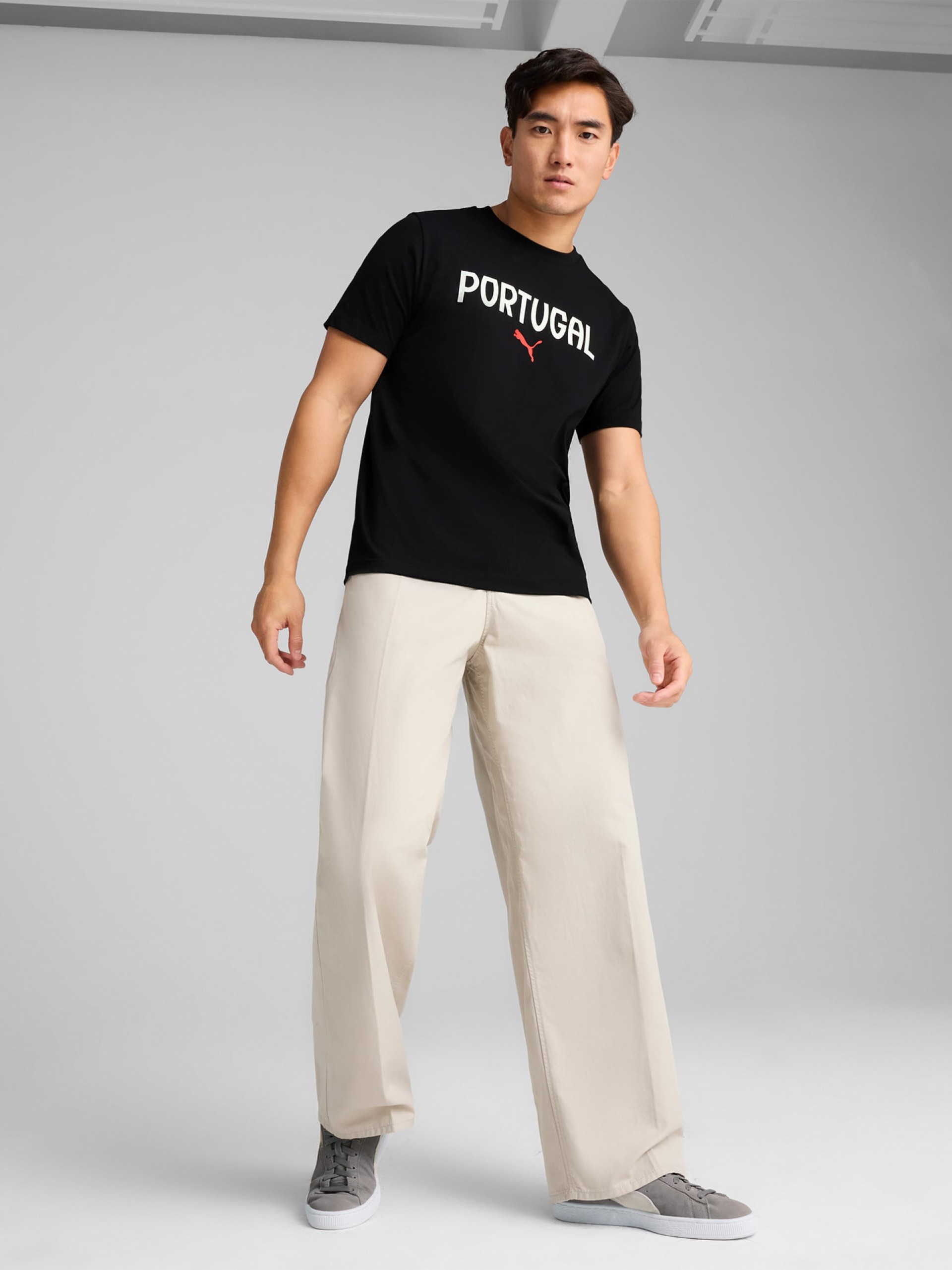T-shirt Puma Portugal Casuals Preta 2025
